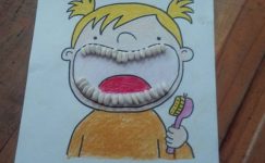 Fasulye ile Diş Fırçalama Etkinliği