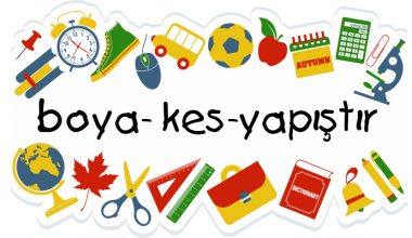 Boya-Kes-Yapıştır Etkinlikleri