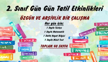 2. Sınıf 1. Dönem Tatil Etkinlikleri -10 GÜN BİR ARADA , TEK DOSYA-