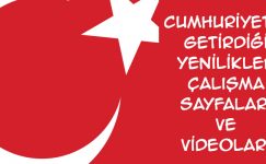 Cumhuriyetin Getirdiği Yenilikler Etkinlik Sayfaları