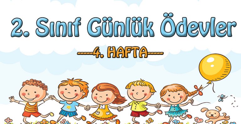 2. Sınıf Günlük Ödevler -2. Dönem 4. Hafta- 2. Sınıf Günlük Ödevler -2. Dönem 4. Hafta-