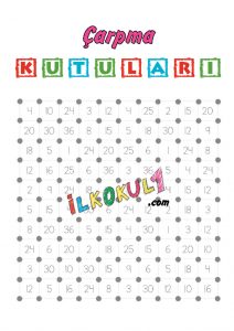 thumbnail of çarpma kutuları