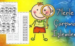7’lerle Çarpma Etkinlik Sayfaları