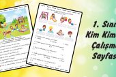 1. Sınıf Türkçe – Kim Kimdir?- Okuma Anlama Çalışma Sayfası