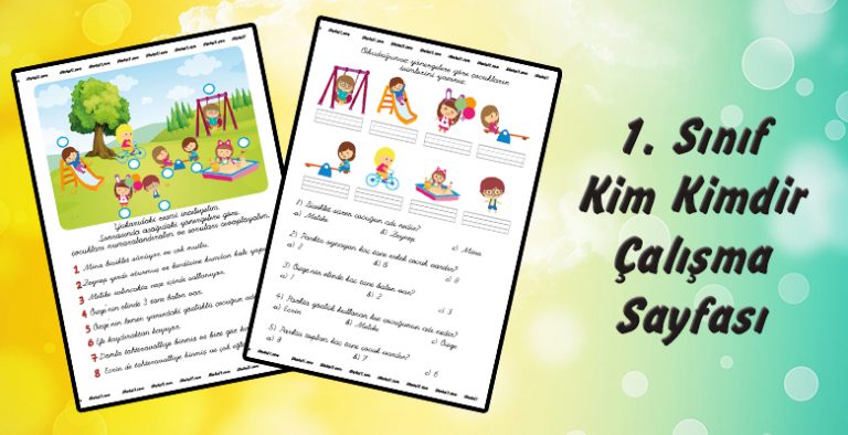 1. Sınıf Türkçe – Kim Kimdir?- Okuma Anlama Çalışma Sayfası 1. Sınıf Türkçe – Kim Kimdir?- Okuma Anlama Çalışma Sayfası