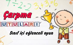 Eğlenceli Çarpma Kutuları Oyunu