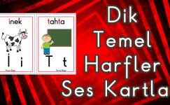 Dik Temel Harfler Ses Kartları