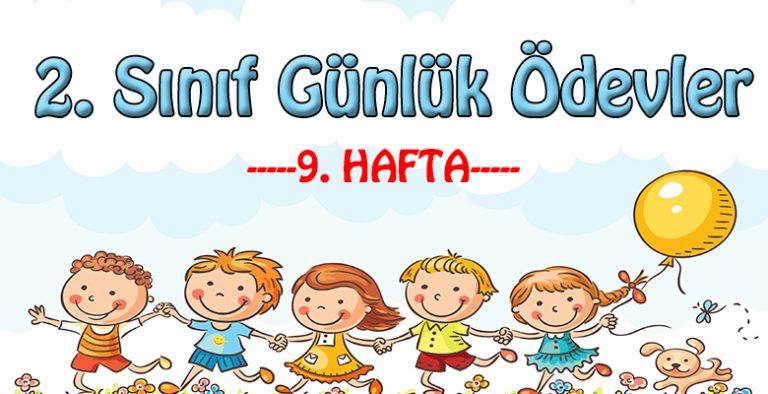 2. Sınıf Günlük Ödevler -2. Dönem 9. Hafta-