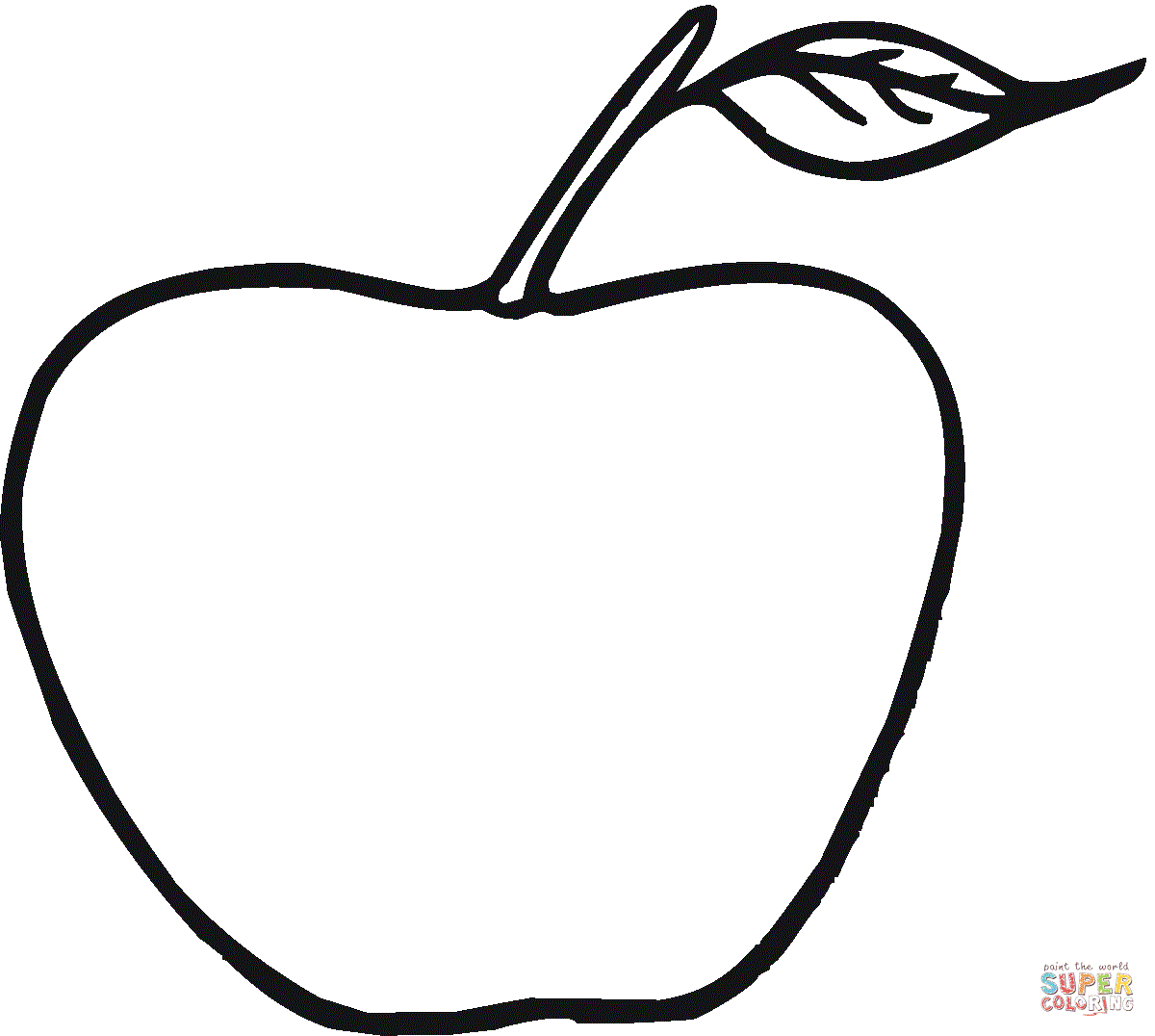 Apple-19-Coloring-Page