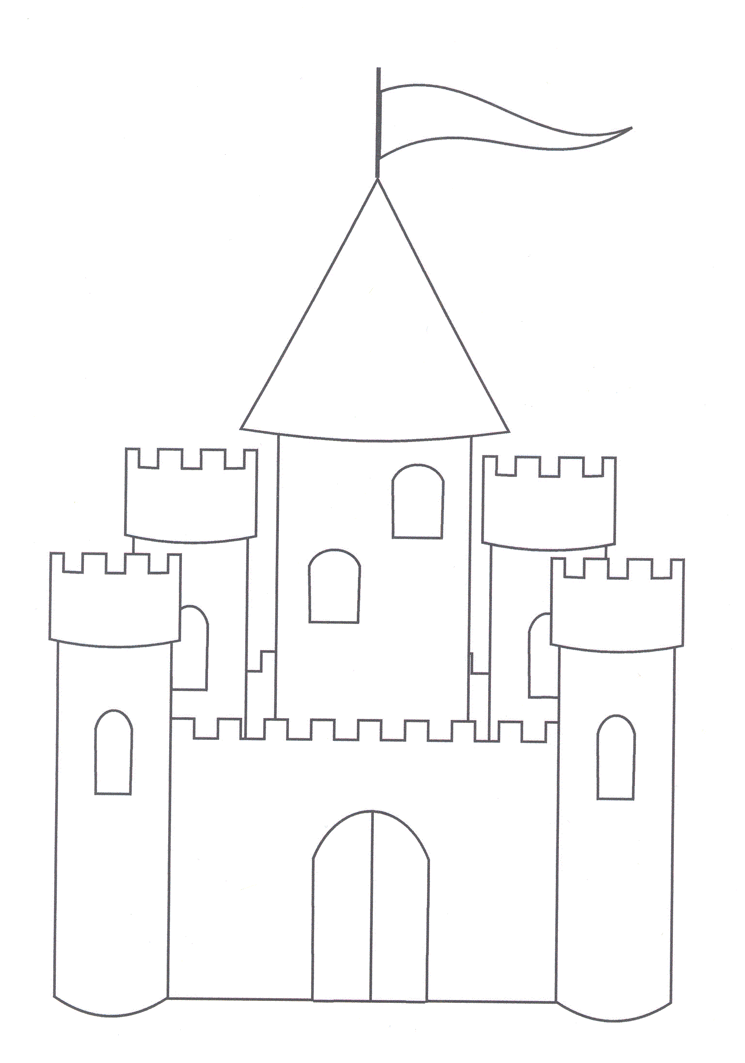 Castle-Coloring-Pages