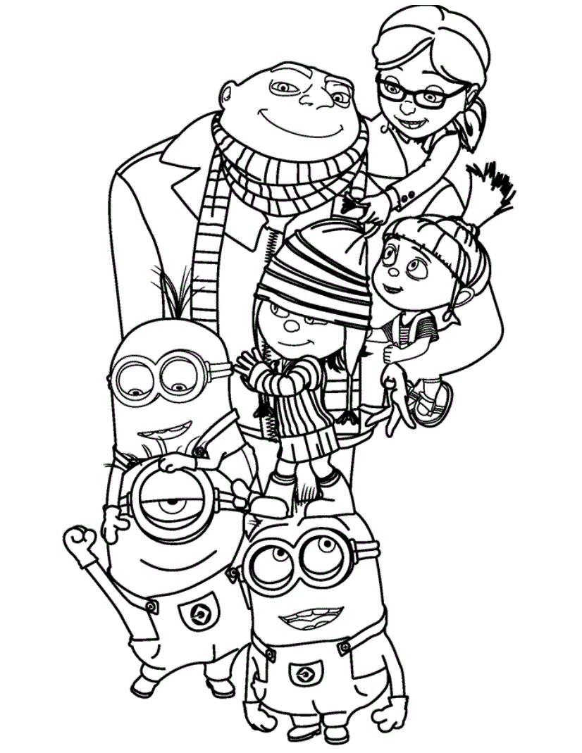 Minion-Coloring-Pages-Printables