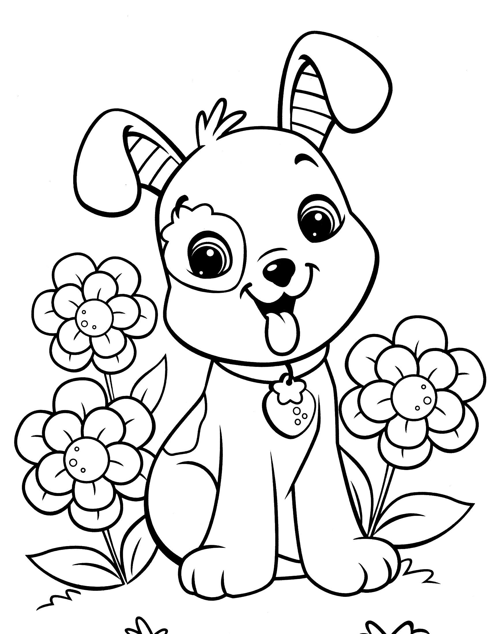 Cool-Puppy-Dog-Coloring-Pages-24