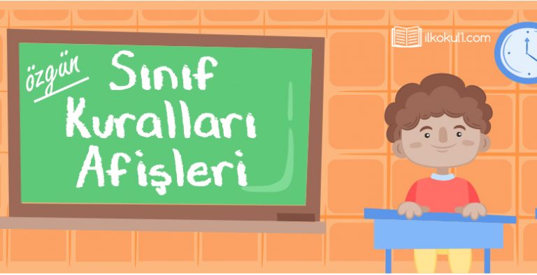 Sınıf Kuralları Afişleri
