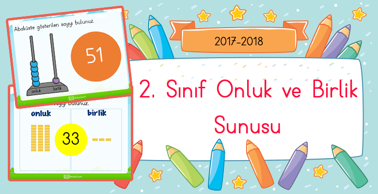 2. Sınıf Onluk ve Birlikler Sunusu