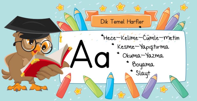 Dik Temel Harfler A Sesi Etkinlikleri