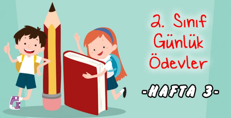 2. Sınıf Günlük Ödevler -1. Dönem 3. Hafta-