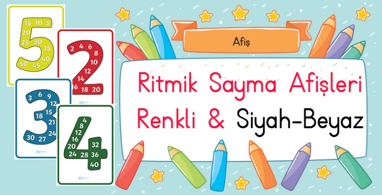 Ritmik Sayma Afişleri