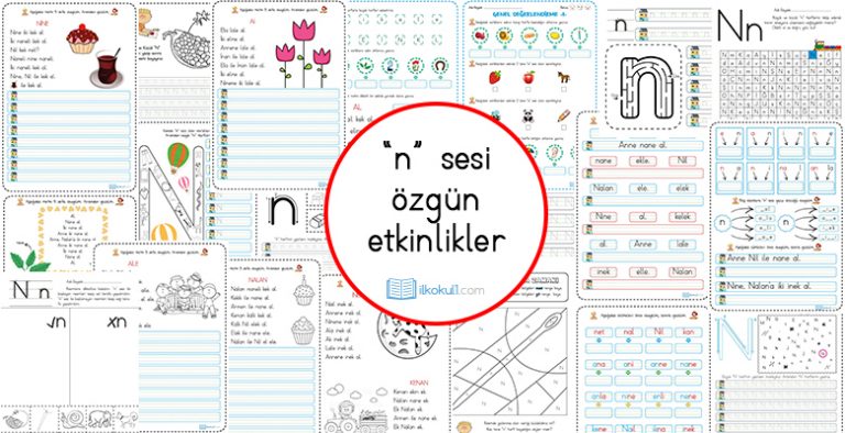 Dik Temel Harfler N Sesi Etkinlikleri ve Videoları