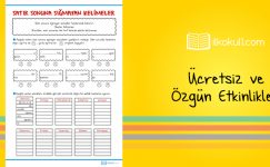 Satır Sonuna Sığmayan Sözcükler Etkinlik Kağıdı