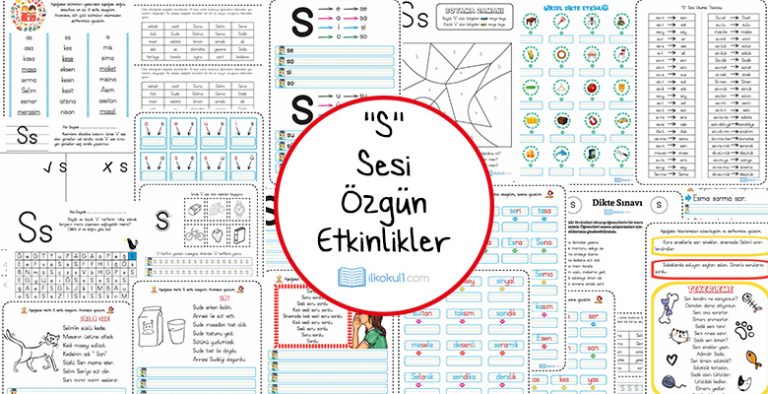 Dik Temel Harfler S Sesi Etkinlikleri