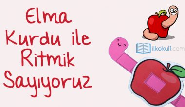 Elma Kurdu İle Ritmik Sayma Etkinliği ve Şablonları