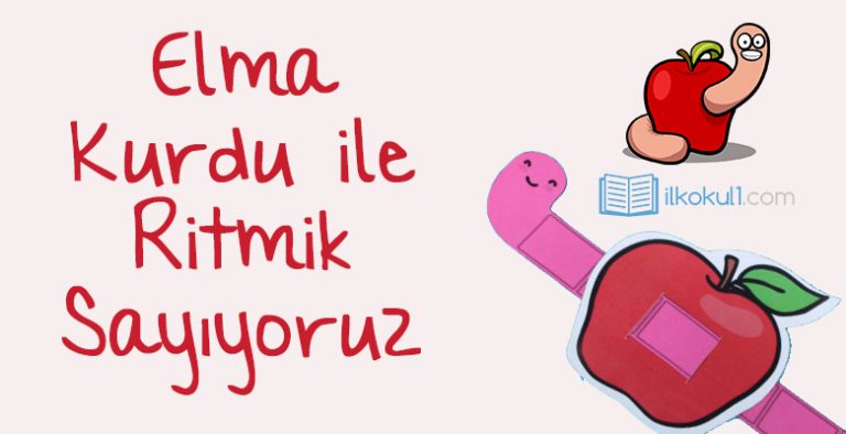 Elma Kurdu İle Ritmik Sayma Etkinliği ve Şablonları