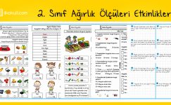 2. Sınıf Ağırlık Ölçüleri Etkinlik Paketi