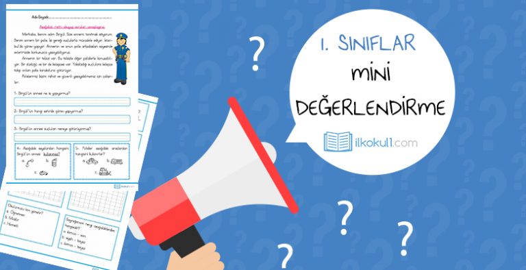 1. Sınıflar Mini Değerlendirme Etkinliği 1. Sınıflar Mini Değerlendirme Etkinliği