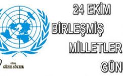 Belirli Günler ve Haftalar (Birleşmiş Milletler Günü 24 Ekim)