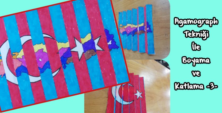 Agamograph Tekniği ile Türk Bayrağı Yapıyoruz!