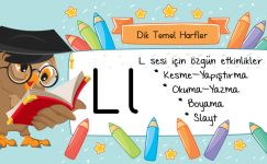 2018-2019 1. Sınıf “l” Sesi Özgün Çalışma Sayfaları