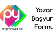 Pekşen Yayınları Yazar Başvuru Formu