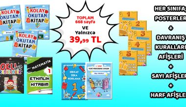 Setlerimiz Satışa Sunuldu! İşte 1. Sınıf Setimiz “Çok Kolay Okutan Set”