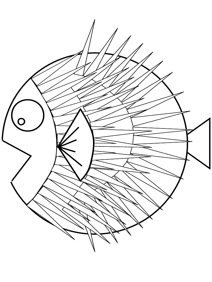 Balık Boyama Sayfaları