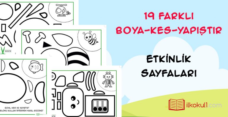 Boya-Kes-Yapıştır Sayfaları