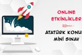 Atatürk Konulu Online Mini Sınav