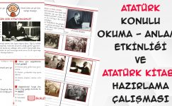 Atatürk Konulu Okuma Anlama ve Atatürk Kitabı Çalışması