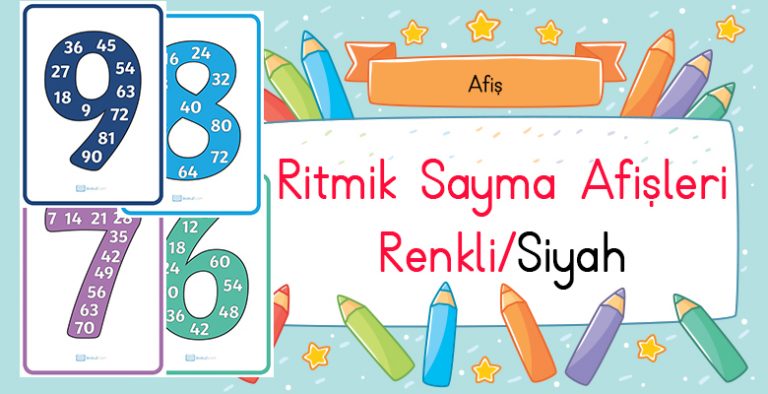 Ritmik Sayma Afişleri (Tüm Rakamlar İçin) Ritmik Sayma Afişleri (Tüm Rakamlar İçin)