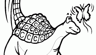 Dinozor Boyama Sayfaları