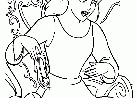 Külkedisi Sindirella Boyama Sayfaları