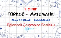 1. Sınıf Eğlenceli Çalışmalar Fasikülü 2