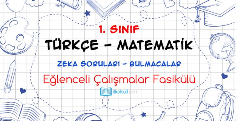 1. Sınıf Eğlenceli Çalışmalar Fasikülü 3
