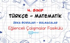 4. Sınıf Eğlenceli Çalışmalar Fasikülü 5