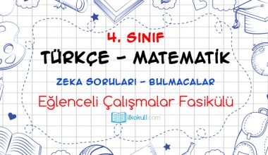 4. Sınıf Eğlenceli Çalışmalar Fasikülü 2