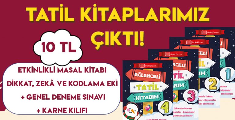 TATİL KİTAPLARIMIZ HAZIR!!!! TATİL KİTAPLARIMIZ HAZIR!!!!