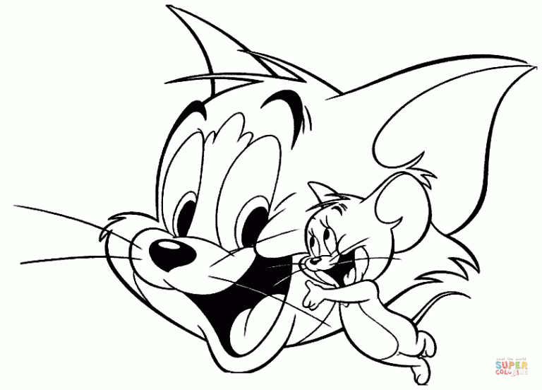 Tom ve Jerry Boyama Sayfaları