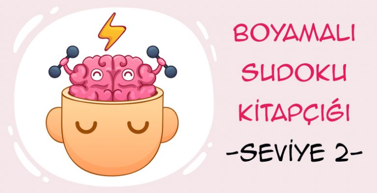 Boyamalı Sudoku Kitapçığı Seviye 2