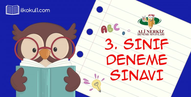 3. SINIF 1. DÖNEM 2. DENEME SINAVI (KDS2)