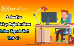 2. Sınıf Türkçe Online Değerlendirme Testi -1-
