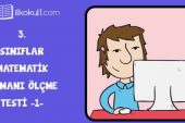 3. Sınıf Matematik -Zamanı Ölçme- Online Test -1-